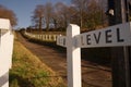 Test hill at Brooklands racetrack, Surrey, England.