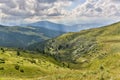 Sunny day in the Carpathian Mountains