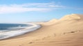 Arctic Sea Level Dune A Serene Beach With Sand Dunes And Pristine Naturalism