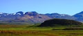 Countryside near skogafoss waterfall, iceland