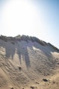 Sunny day in the dunes at Kijkduin The Hague, The Netherlands Royalty Free Stock Photo