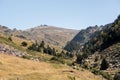 Sunny day in Els Cortals de Encamp on Andorra, Pyrennes Mountians Royalty Free Stock Photo