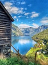 Sunny day in flÃÂ¥m, Norway. Beautiful view. Royalty Free Stock Photo