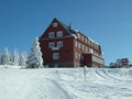 Sunny day on fresh snow