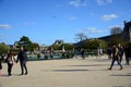 Jardin des Tuileries Perfect Day Royalty Free Stock Photo