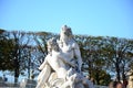 Jardin des Tuileries Statues Royalty Free Stock Photo