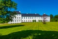 Sunny day at Gr??sten Palace in Denmark Royalty Free Stock Photo