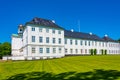 Sunny day at Gr??sten Palace in Denmark Royalty Free Stock Photo