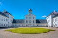 Sunny day at Gr??sten Palace in Denmark Royalty Free Stock Photo