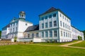 Sunny day at Gr??sten Palace in Denmark Royalty Free Stock Photo