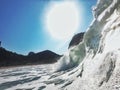 Sunny day with a great wave in Rio