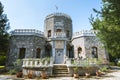 Sunny day at Iulia Hasdeu Castle, a house built in the form of small castle by Bogdan Petriceicu Hasdeu