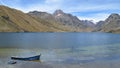 A sunny day on Lago Querococha, Huaraz, Peru