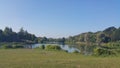 Sunny day in The Lake in Louvain La Neuve