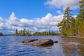 A Sunny Day in the North Woods Royalty Free Stock Photo