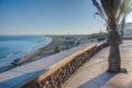 Sunny day at Playa del Ingles at Maspalomas at Gran Canaria, Canary Islands, Spain Royalty Free Stock Photo