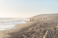 Sunny day at Playa del Ingles at Maspalomas at Gran Canaria, Canary Islands, Spain Royalty Free Stock Photo