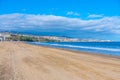 Sunny day at Playa del Ingles at Maspalomas at Gran Canaria, Canary Islands, Spain Royalty Free Stock Photo