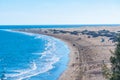 Sunny day at Playa del Ingles at Maspalomas at Gran Canaria, Canary Islands, Spain Royalty Free Stock Photo