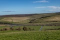 A sunny day in the South Downs, at the Cuckmere Valley Royalty Free Stock Photo