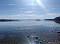 Sunny day at the starnberger lake - bavaria germany