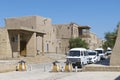 Sunny day on the street of the inner city of Ichan-Kala. Khiva, Uzbekistan