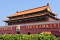 Sunny day at Tiananmen Gate, Beijing, China Royalty Free Stock Photo