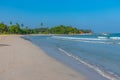 Sunny day at Uppuveli Beach at Trincomalee, Sri Lanka Royalty Free Stock Photo