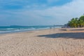 Sunny day at Uppuveli Beach at Trincomalee, Sri Lanka Royalty Free Stock Photo