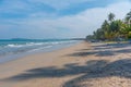 Sunny day at Uppuveli Beach at Trincomalee, Sri Lanka Royalty Free Stock Photo