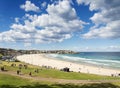 Sunny day view of bondi beach in sydney australia Royalty Free Stock Photo