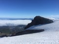 A Sunny Day at the Villarica Volcano, Pucon - Chile Royalty Free Stock Photo