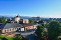 Sunny day in Vladikavkaz city center