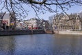 A sunny day of winter at Buitenhof in The Hague city Royalty Free Stock Photo