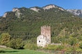 Sunny days at ruins of Campell Campi Castle