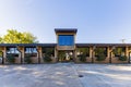 Sunny exterior view of the Franklin County Library ARVRLS