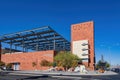 Sunny exterior view of the Greenspun Hall of UNLV Royalty Free Stock Photo