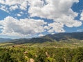Sunny exterior view of landscape of Garden of the Gods Royalty Free Stock Photo
