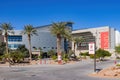 Sunny exterior view of the Lied Library of UNLV