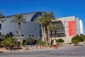 Sunny exterior view of the Lied Library of UNLV