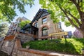 Sunny exterior view of The Molly Brown House Museum Royalty Free Stock Photo