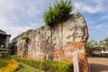 Sunny exterior view of the Remnant of Taiwan City Wall