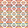 Sunny geometric seamless pattern Royalty Free Stock Photo