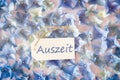 Sunny Hydrangea Flat Lay, Auszeit Means Downtime