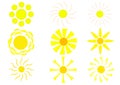 Sunny icon set for your fantasy