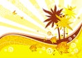 Sunny illustration Royalty Free Stock Photo