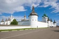 Sunny Day at the Kremlin of Rostov the Great. Golden ring of Russia