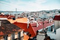 Sunny Lisbon urban landscape