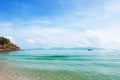 Sunny Maenam beach of Koh Samui, Thailand Royalty Free Stock Photo