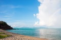 Sunny Maenam beach of Koh Samui, Thailand Royalty Free Stock Photo